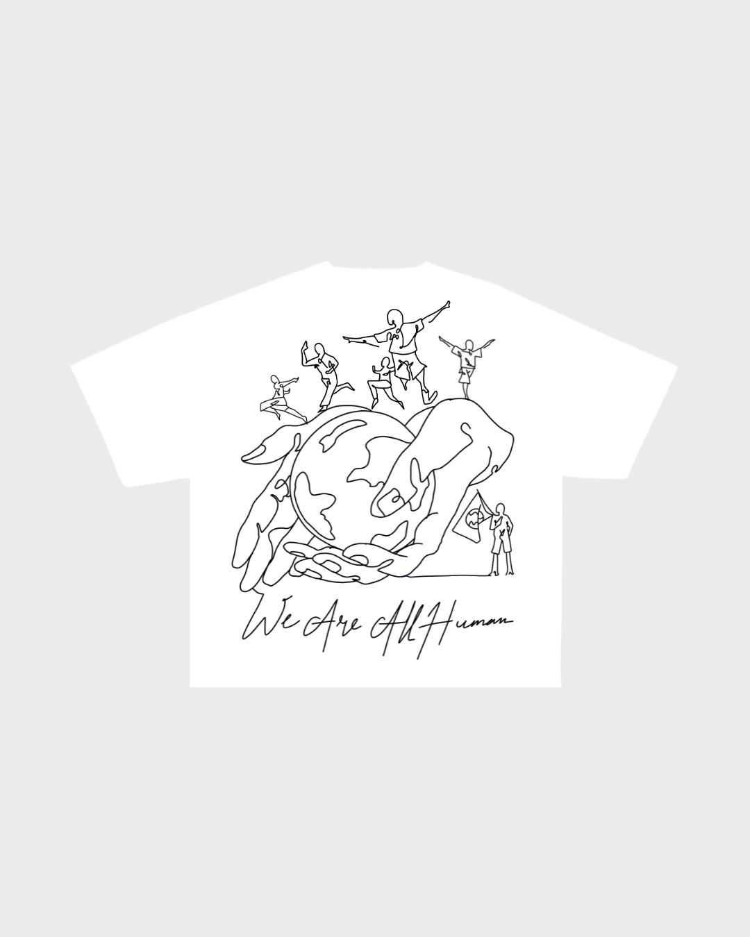 We Are All Human - Line Art Tee #2