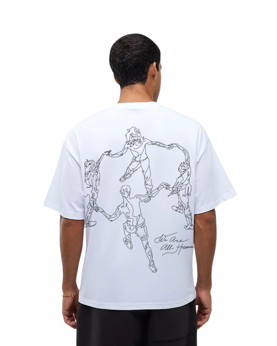 We Are All Human - Line Art Tee #1