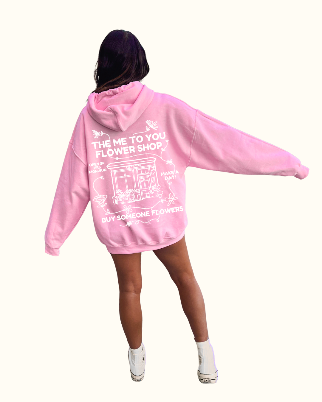 Flower Shop Doodle Hoodie