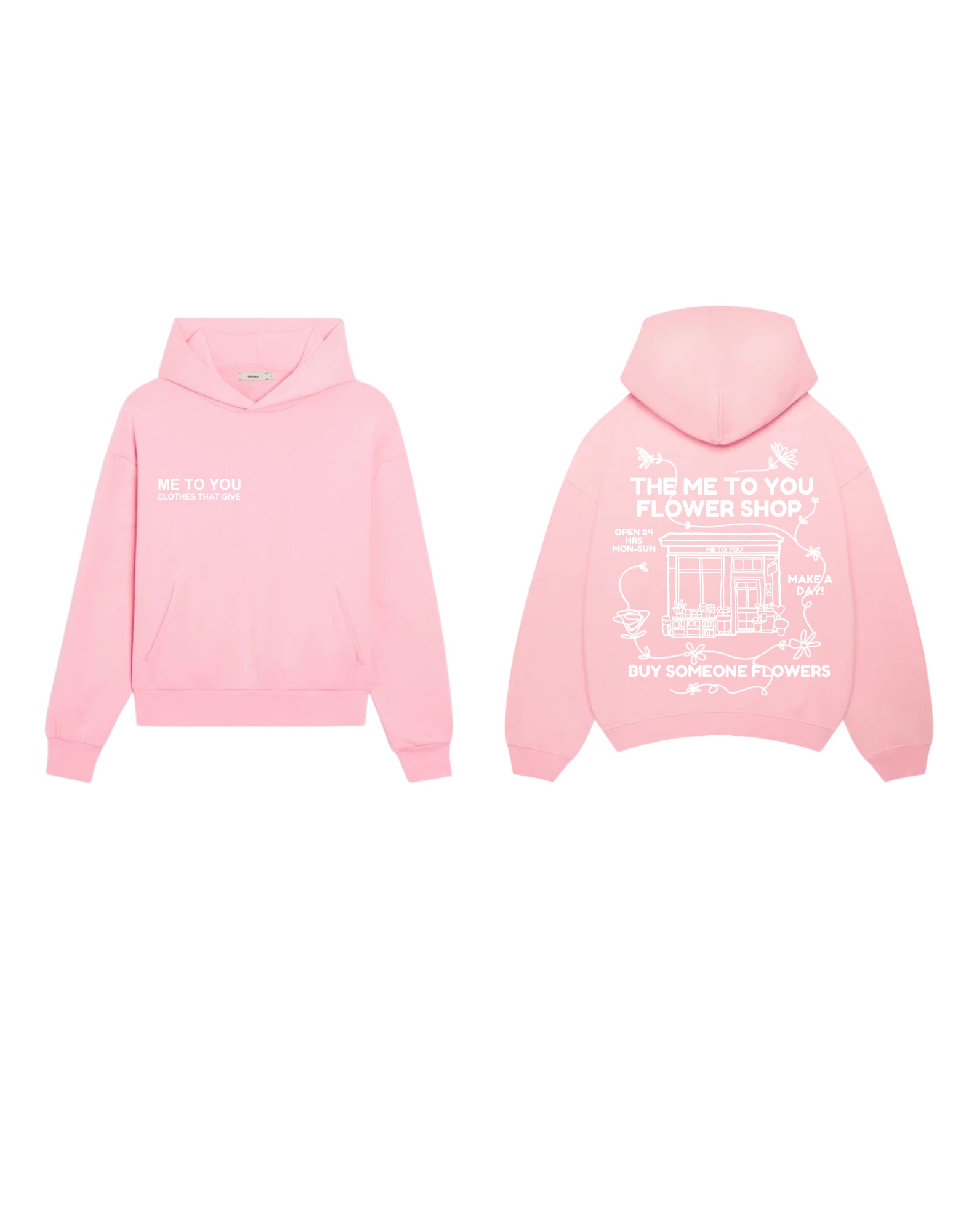 Flower Shop Doodle Hoodie