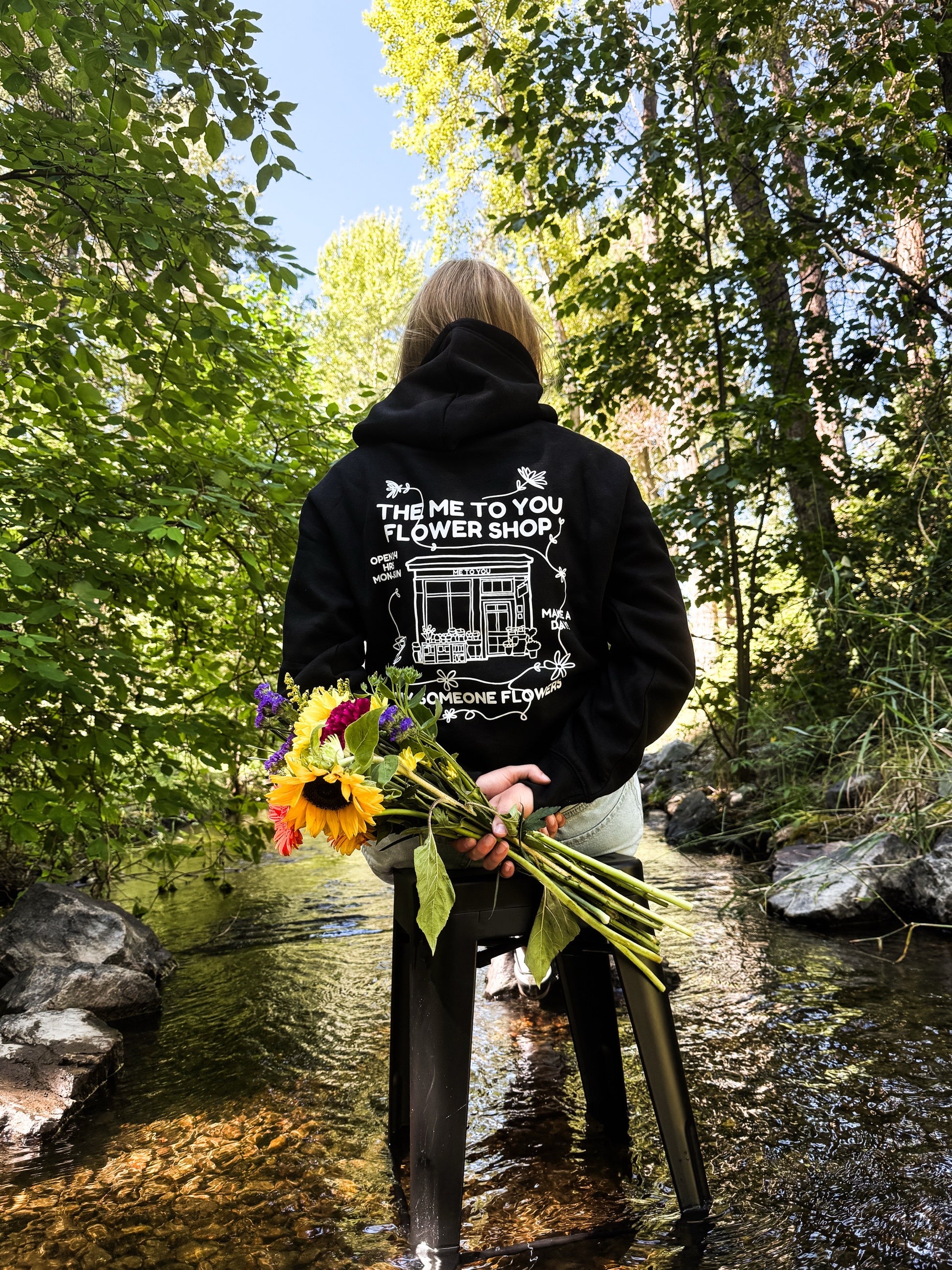 Flower Shop Doodle Hoodie