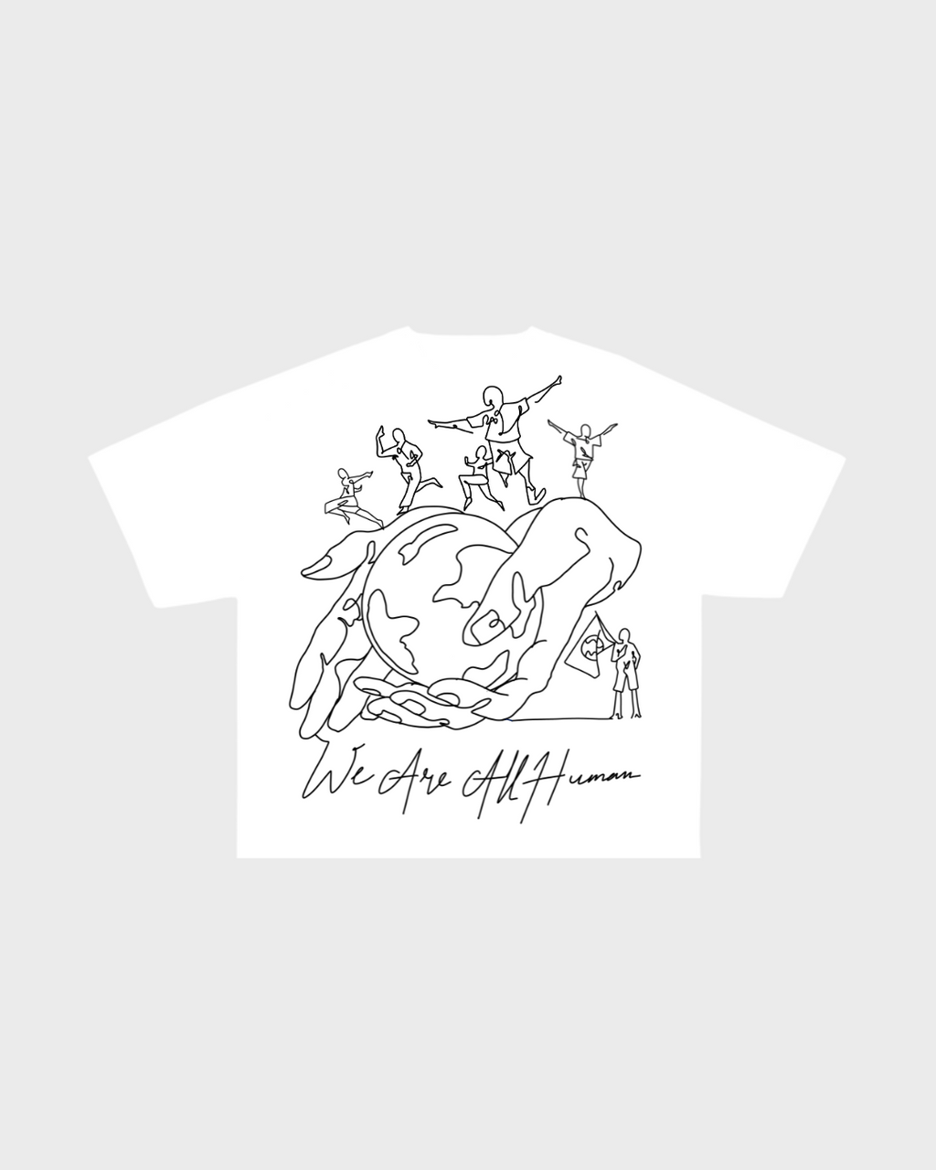 We Are All Human - Line Art Tee #2
