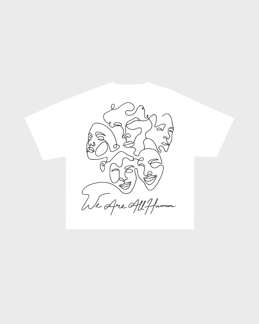 We Are All Human - Line Art Tee #3