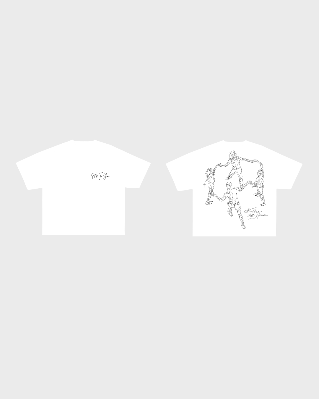 We Are All Human - Line Art Tee #1