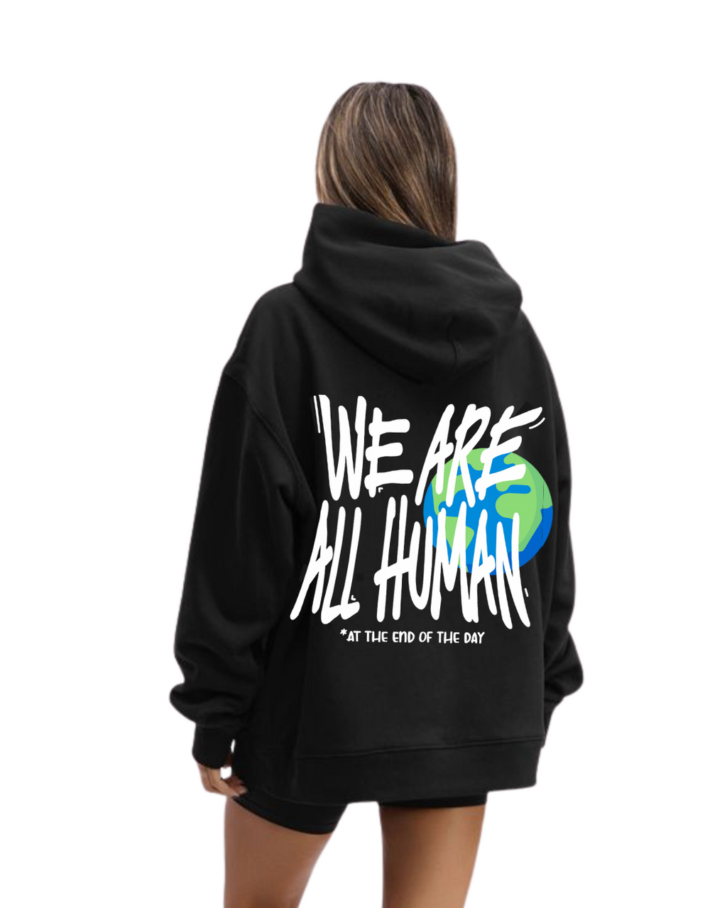 We Are All Human Hoodie - Earth