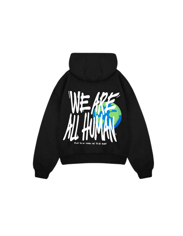 We Are All Human Hoodie - Earth